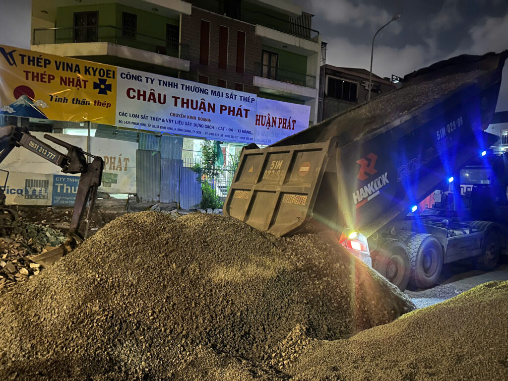 cát đá xây dựng tân bình 